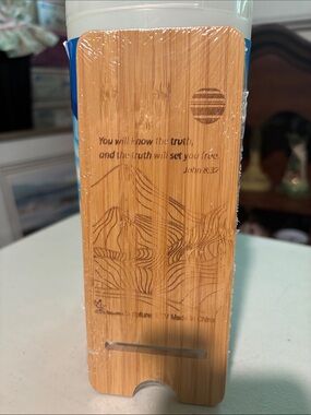 Engraved Scripture phone holder